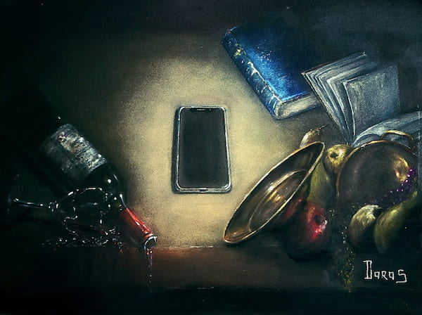 Vibrations — pastel sec de Daras